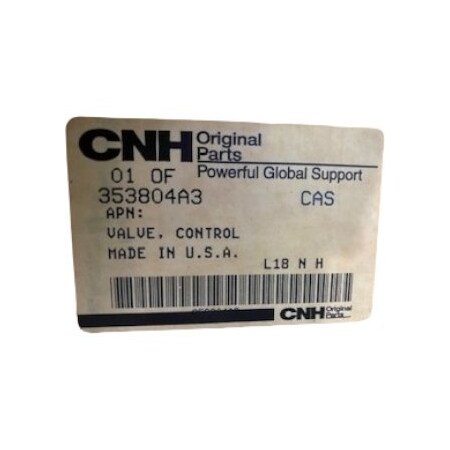 Cnh VALVE CON, CNH OEM 353804A3 353804A3
