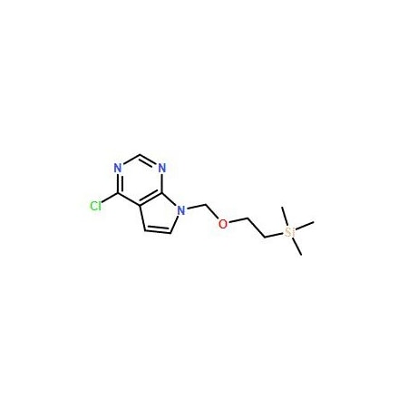Ak Scientific 4-Chloro-7-((2-(trimethylsilyl)ethoxy)methyl)-7H-pyrrolo[2, 3-d]pyrimidine (5g), CAS 941685-26-3 6058AC-5g