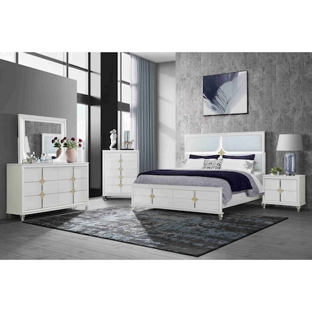 Global Furniture Usa Contemporary Orion Gold King Bed Group 6696