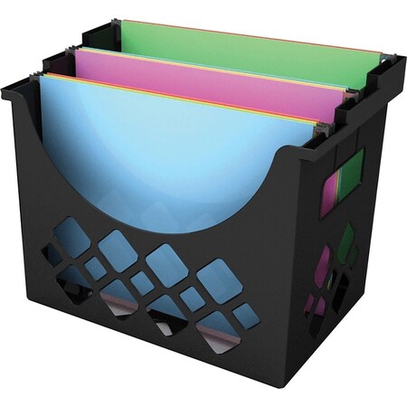 Deflecto Hanging File Folders, Black DEF39304