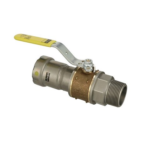 Viega Manual Two-Way Ball Valve, 6.11 in L 30675