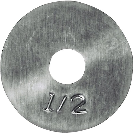 Danco Faucet Washer, 1/2 in, 1/8 in ID x 3/4 in OD Dia, Rubber, For: Quick-Opening Style Faucets 88577