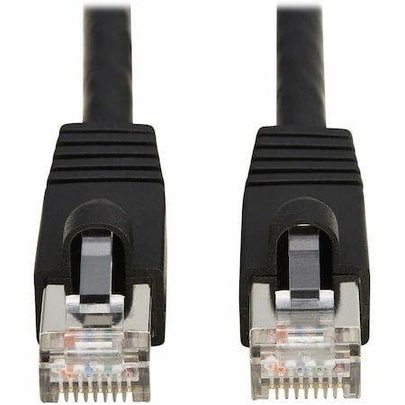 Eaton Tripp Lite Series Cat8 40G Snagless SSTP Ethernet Cable RJ45 M/M, PoE, Black, 5 ft. 1.5 m N272-F05-BK