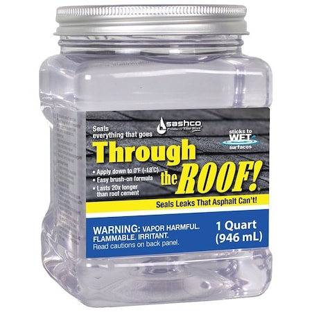 Through The Roof! Sealant Roof Brush Clear Qt 14003