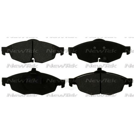 Newtek Automotive Usa Newtek Velocity Plus Economy Semi-Metallic w/Shim Disc Pads SMD869