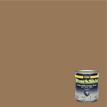 Rodda Paint SharkSkin Deck and Siding Solid Wood Stain, 1 Quart, Cedar 4240034-EX100/Cedar
