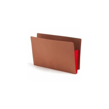 Smead Pocket Folder, End Tab, 3.5", Red, 10PK 74686