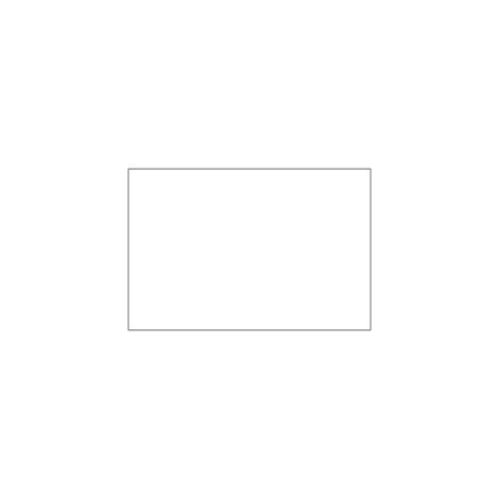 Bubblefast 2 x 3'' - Clear Removable Rectangle Labels BFDL1590CL