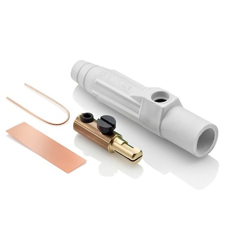 Leviton Single Pole Inline, 150 A, Male, White 15D21-UW