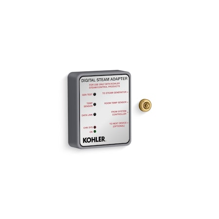 Kohler Invigoration Series Digital steam adapter Vibrant Brushed Moderne Brass 32311-2MB