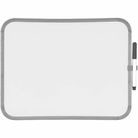 Bi-Silque MasterVisi, Magnetic Dry Erase Board, 11 X 14, White Plastic Frame CLK020303