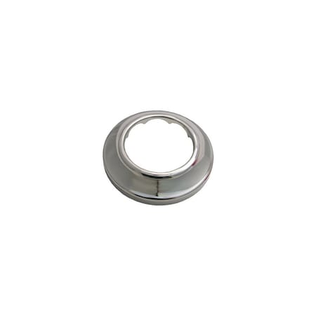 Larsen Supply Co. Sure Grip, Chrome Plated Shallow Flange, Fits 1-1/2-In. Iron Pipe 03-1541