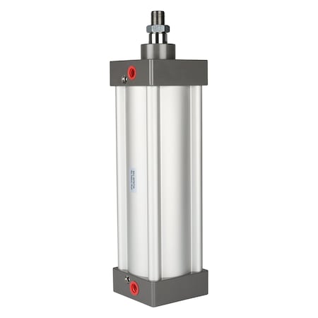 Zoro Select Air Cylinder, 3-1/4In Bore, 8In Stroke 827WT3