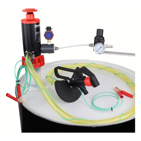 Goatthroat Pumps Air Drum Pump, 4.5 gpm, 10 psi, 1:1 GTSCP100GAS-AK