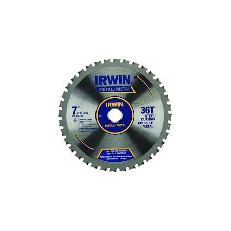 Irwin 7", 40-Teeth Metal Cutting Circular Saw Blade, PK5 1779857