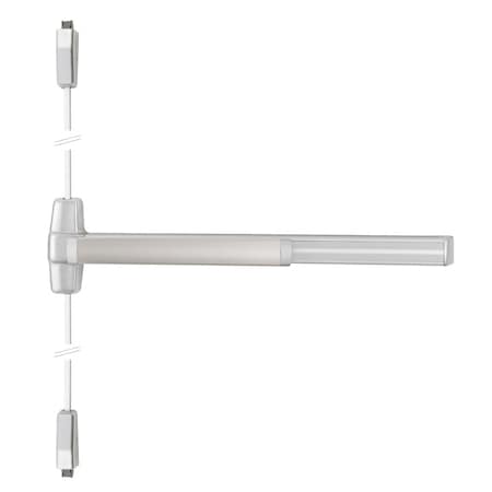 Von Duprin Grade 1 Delayed Egress Exit Device, Surface Vertical Rod, Exit Only, Fire Rated, Rod Guards, Satin CXA9927EO-F 3 26D RGO