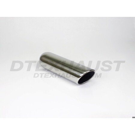 Different Trends 3.50IN ROLLED ANGLE TEXAS EXHAUST TIP 2.25IN ID / 3.50IN OD DT-243512RAC