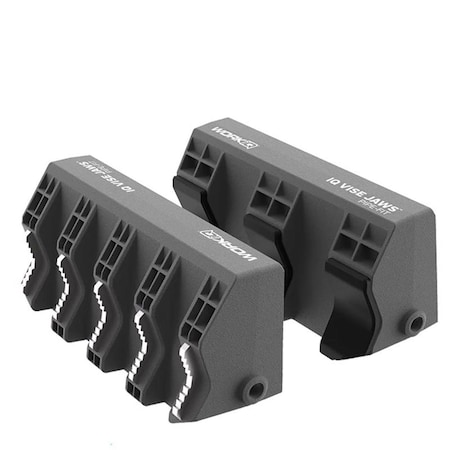 Work Iq Vise Jaws - Pipe Fit Die Cast Aluminum Pipe Vise IQVJPF