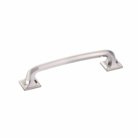 Schaub 5in Center to Center Northport Square Cabinet Pull Brushed Nickel Finish 216-BN