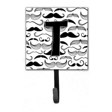 Carolines Treasures Letter T Moustache Initial Leash and Key Holder CJ2009-TSH4