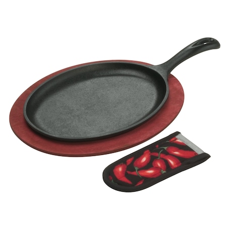 Lodge Cast Iron Fajita Set, 6PK LFSR3