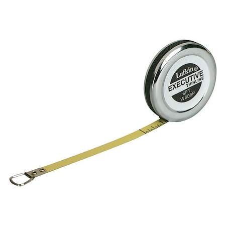 Crescent Lufkin Pocket Tape, 6 ft, Exec Diameter W606P