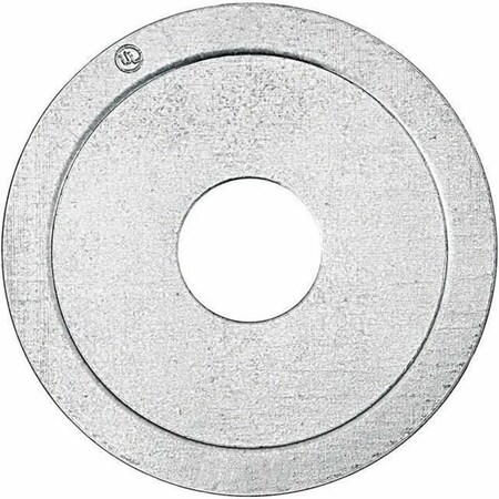 Dottie Conduit Fitting Reducing Washer, 3 in x 1/2 in, Steel, Pre-Galvanized, Red RW81