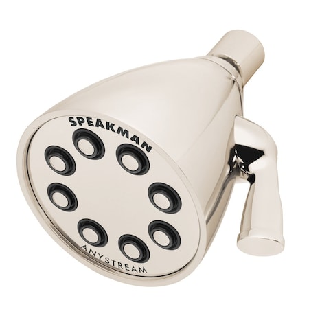 Speakman 8-Jet Fixed Shower Head, 2.0 GPM, Polished Nickel S-2251-PN-E2