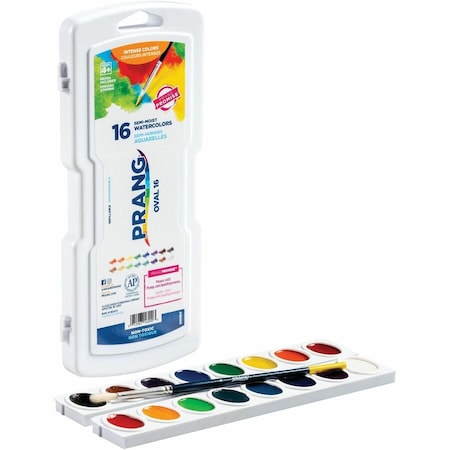 Dixon Ticonderoga PROFESSIONAL WATERCOLORS, 16 ASSORTED COLORS 16000