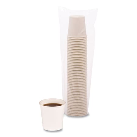 Zoro Select Paper Hot Cups, 4 oz, White, PK1000 BWKWHT4HCUP