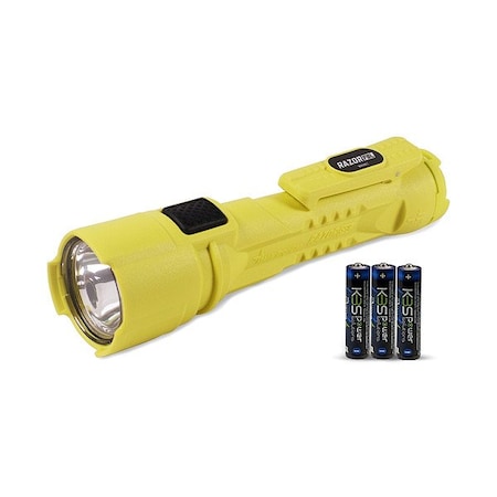 Koehler Brightstar LED Flashlight, AA, Yellow 60170-B