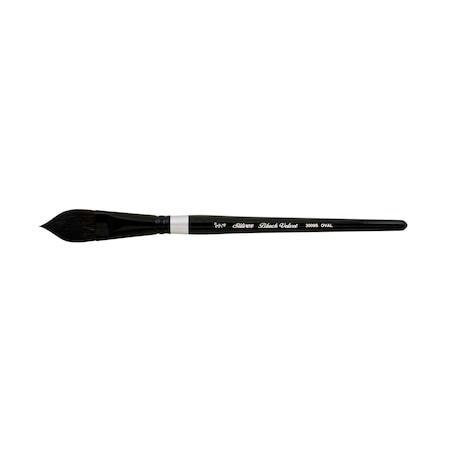 Silver Brush Black Velvet Brush, Oval Wash, Size 3/4 3009s-3/4