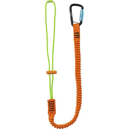 Ironwear Bungee Tool Lanyard w/ Self Locking Carabiner & Cinch Loop 2602