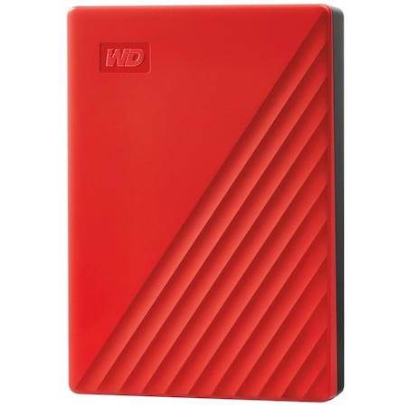 Western Digital MY PASSPORT PORTABLE 4TB - RED WDBPKJ0040BRD-WESN