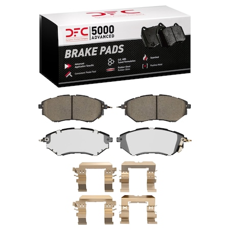 Dfc 5000 Advanced Disc Brake Pad Set,  1551-1078-01