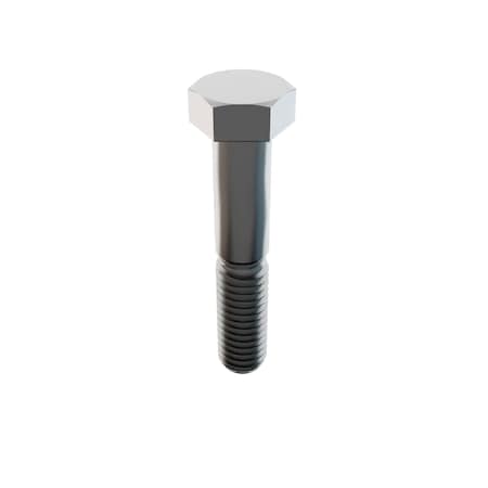 Zoro Select Not Graded, 3/8"-16 Hex Head Cap Screw, Plain Stainless Steel, 2 in L 31-LH-37C-200