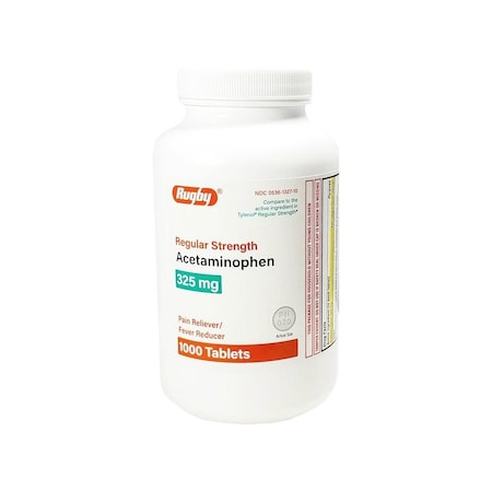 Rugby Laboratories Acetaminophen Tablets 325mg, 1000PK 1432826