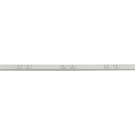 Hubbell Wiring Device-Kellems Non-Metallic Raceway, Non-Metallic PlugTrak Series, PLUGTRAK, 5', 15A 125V, 1-Circuit, Tamper Resistant PT155112TR