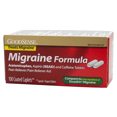 Geiss Destin & Dunn Migrane Relief, 250/250/65mg, 100PK 00113037478