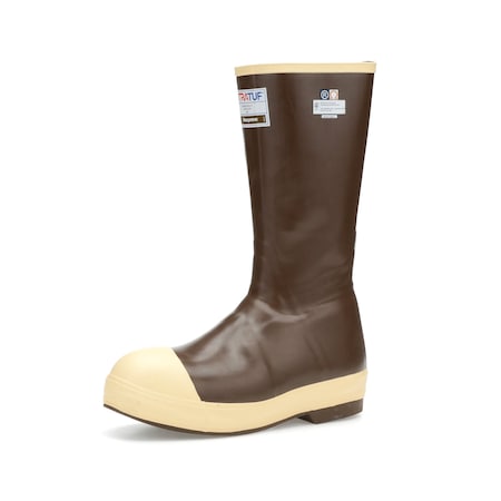 Xtratuf Men's Legacy Insulated Rubber Boots, Steel Toe, 15 in Height, Brown, 9 22273G/9