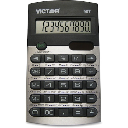 Victor Technology Metric Conversion Calculator, 10 Digits 907