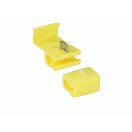 Metra Electronics 12-10 Gauge Instant Tap Connector, Yellow, 100PK METYSL