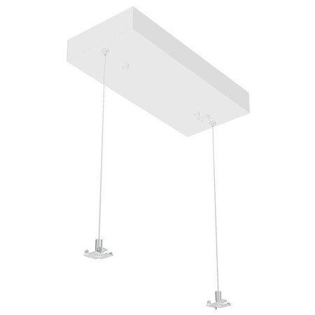 Westgate ADJ. 12FT RECTANGULAR CANOPY WITH TWO AIRCRAFT CABLES FOR LINEAR FIXTURES UP TO 6FT LONG SCL-CSR-12FT