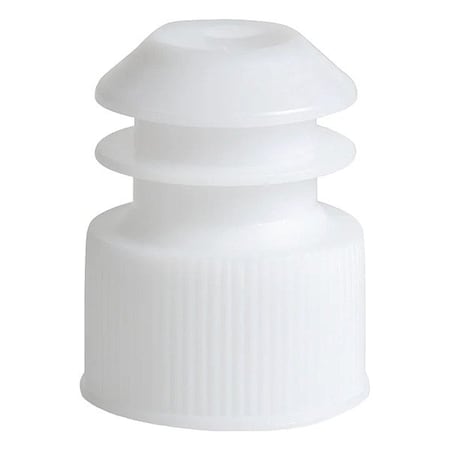 Globe Scientific Lab Bottle Caps, White, 17 mm Dia, PK1000 6263W