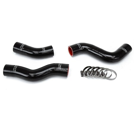 Hps Performance High Temp Reinforced Silicone Radiator Coolant Hose Kit, Black, 57-1218-BLK