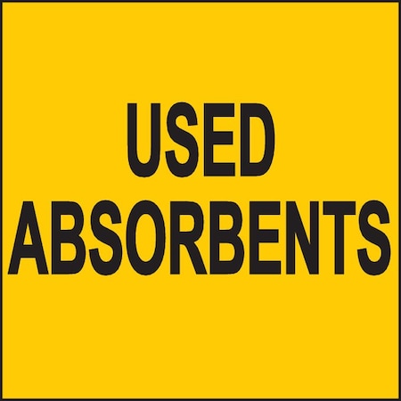 Brady Waste Disposal Labels - Adhesive Vinyl, 100PK 121433