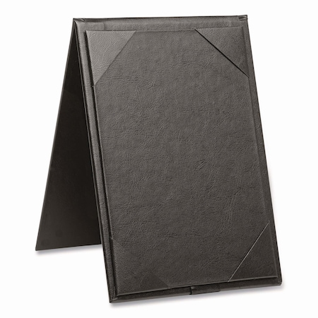 Excello Global Products Table-Top Menu Holder, For 5 x 7 Menus, 5.6 x 7.6 Holder, Black SPLS-MENU-5X7A
