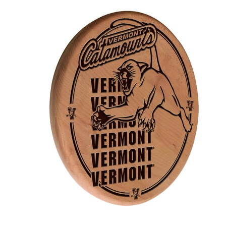 Holland Bar Stool Co University of Vermont 13" Laser Engraved Solid Wood Sign WSgnLNatVermnt