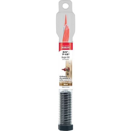 Diablo 3/4'' x 7-1/2'' Auger Bit DAG1090