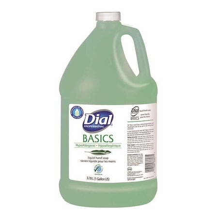 Dial 1 Gal. Basics Hypoalergenic Liquid Hand Soap Green, 4PK 00017000338071